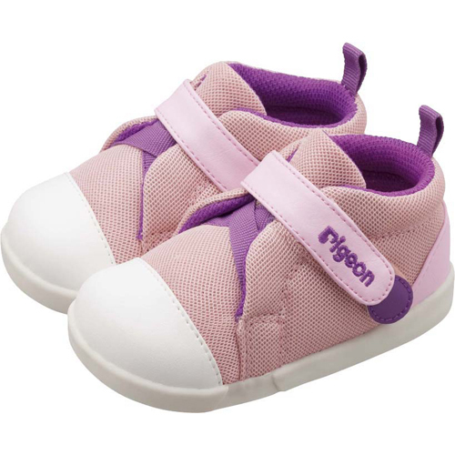 purple baby shoes