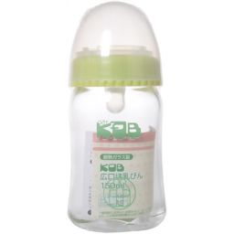 Kosin Baby Kob Wide Mouthed Baby Bottle 150 Ml Green Baby Kids Baby Bottle Glass ー The Best Place To Buy Japanese Quality Products Samurai Mall