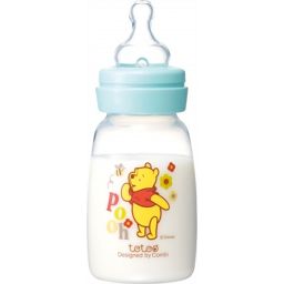 Two Tone Teteo Pooh Baby Bottle Polypropylene 100ml Baby Kids Baby Bottle Poly ー The Best Place To Buy Japanese Quality Products Samurai Mall