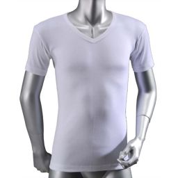 Tapping Gloves Body Toughness Thermo Undershirt Short Sleeve V Neck Jw 141 White M Daily Necessities Inner Shirt For Men Short Sleeve ー The Best Place To Buy Japanese Quality Products Samurai Mall