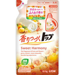 Lion Scented Top Sweet Harmony 810g Daily Use Softener With Softener ー The Best Place To Buy Japanese Quality Products Samurai Mall