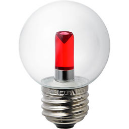Asahi Electric Elpa Led Decoration Light Bulb Mini Ball Spherical E26 G50 Clear Red Ldg1cr G G272 Household Appliances Led Light Bulb E17 Base ー The Best Place To Buy Japanese Quality Products Samurai Mall
