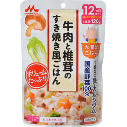 Morinaga Milk Industry Large Satisfying Rice Beef And Shiitake Sukiyaki Rice 1g From About 12 Months Baby Kids Baby Food Completed Period Rice From About 12 Months ー The Best Place