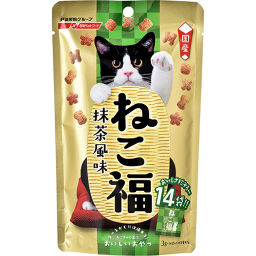 Nisshin Pet Food Cat Fuku Matcha Flavor 3g X 14 Bags Pet Products All Snacks For Cats ー The Best Place To Buy Japanese Quality Products Samurai Mall