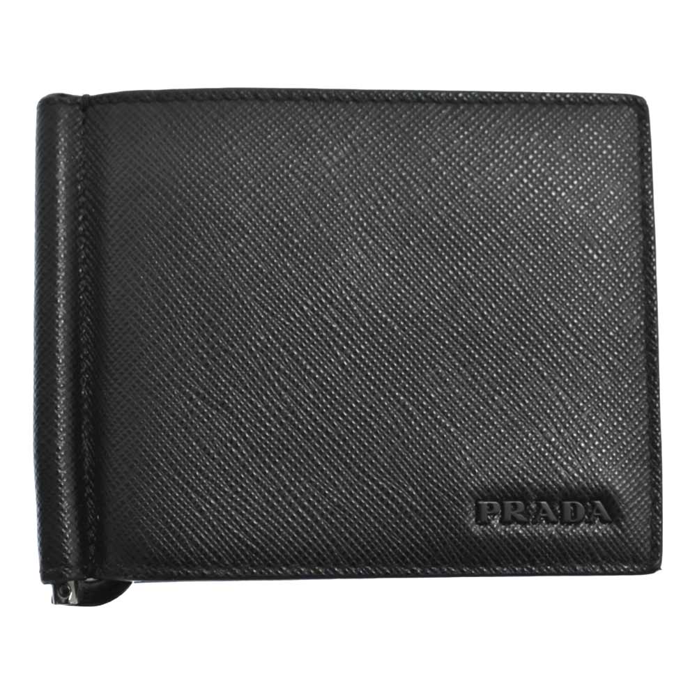 prada card holder money clip