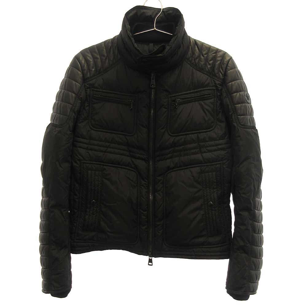MONCLER 13AW DIMITRI leather switching down jacket black | eBay
