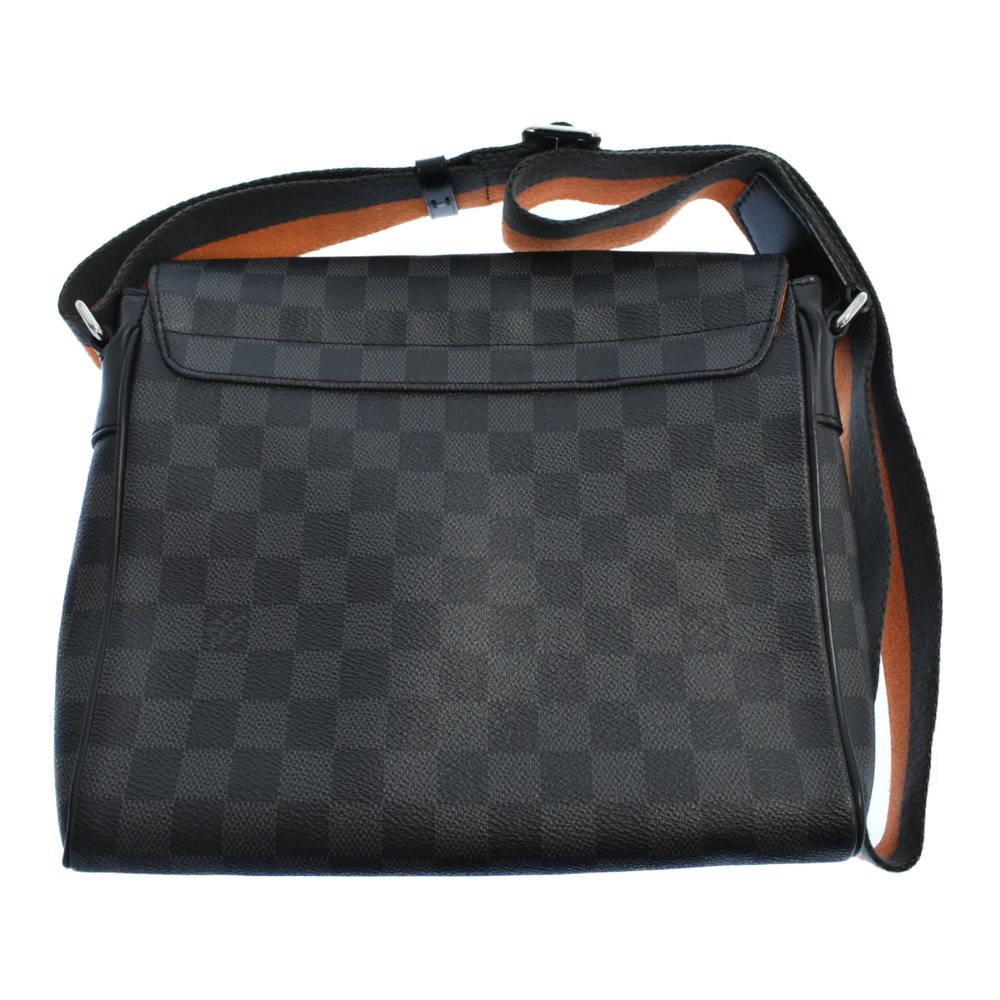 LOUIS VUITTON District PM Damier Graphite N42405 Messenger Bag Shoulder Bag ... | eBay