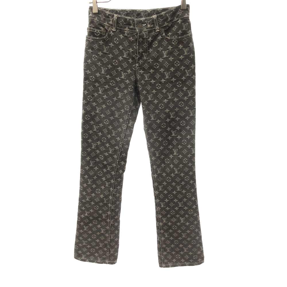 louis vuitton monogram denim pants