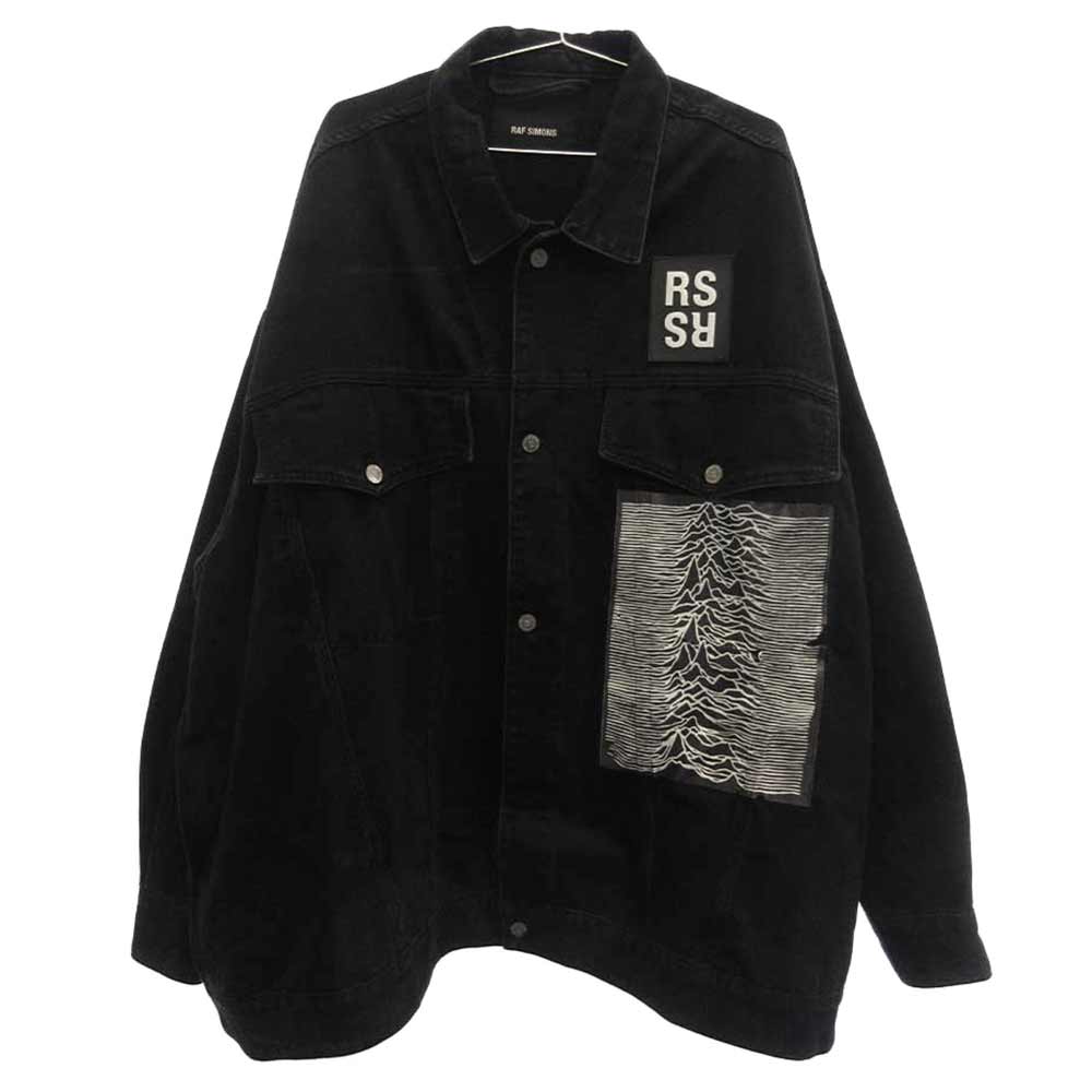 raf simons joy division denim jacket
