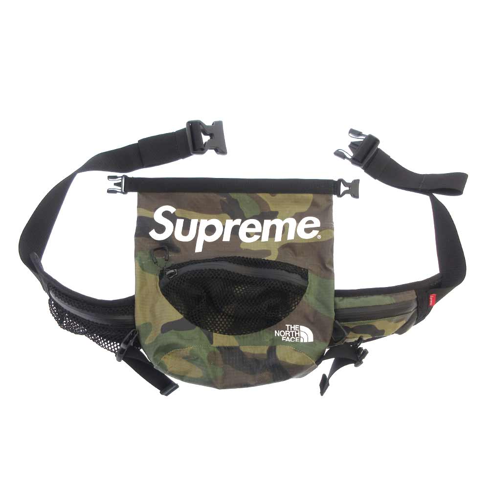 north face camo fanny pack