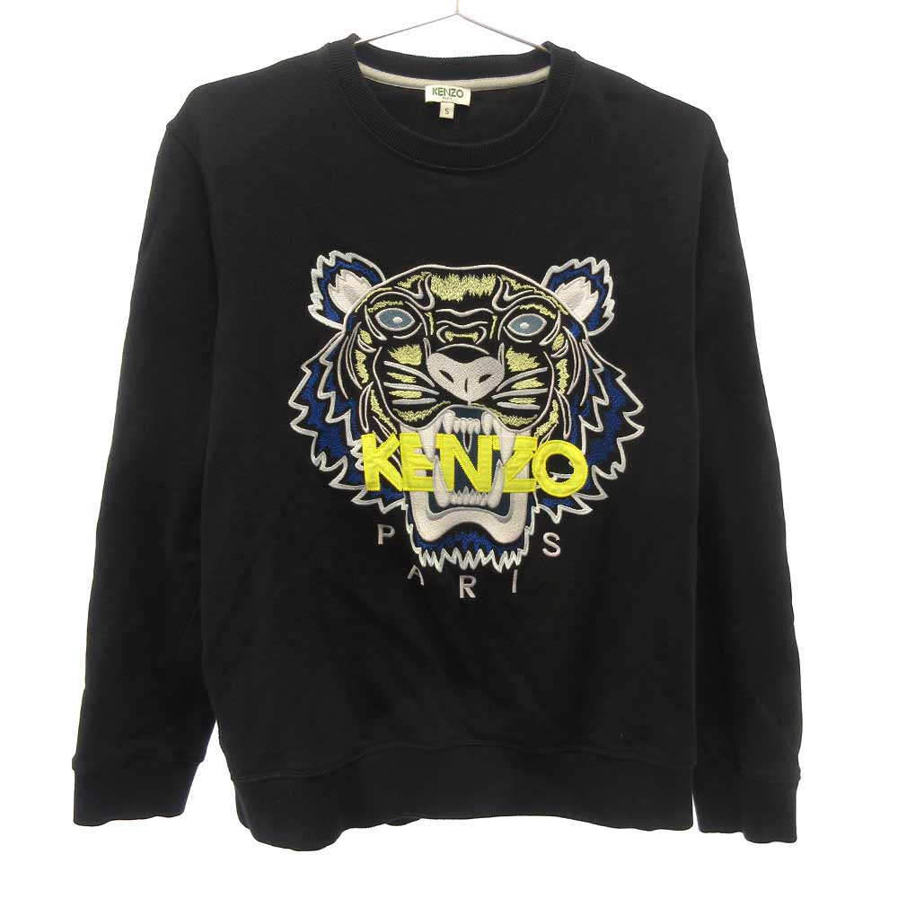 kenzo embroidered tiger crew sweat