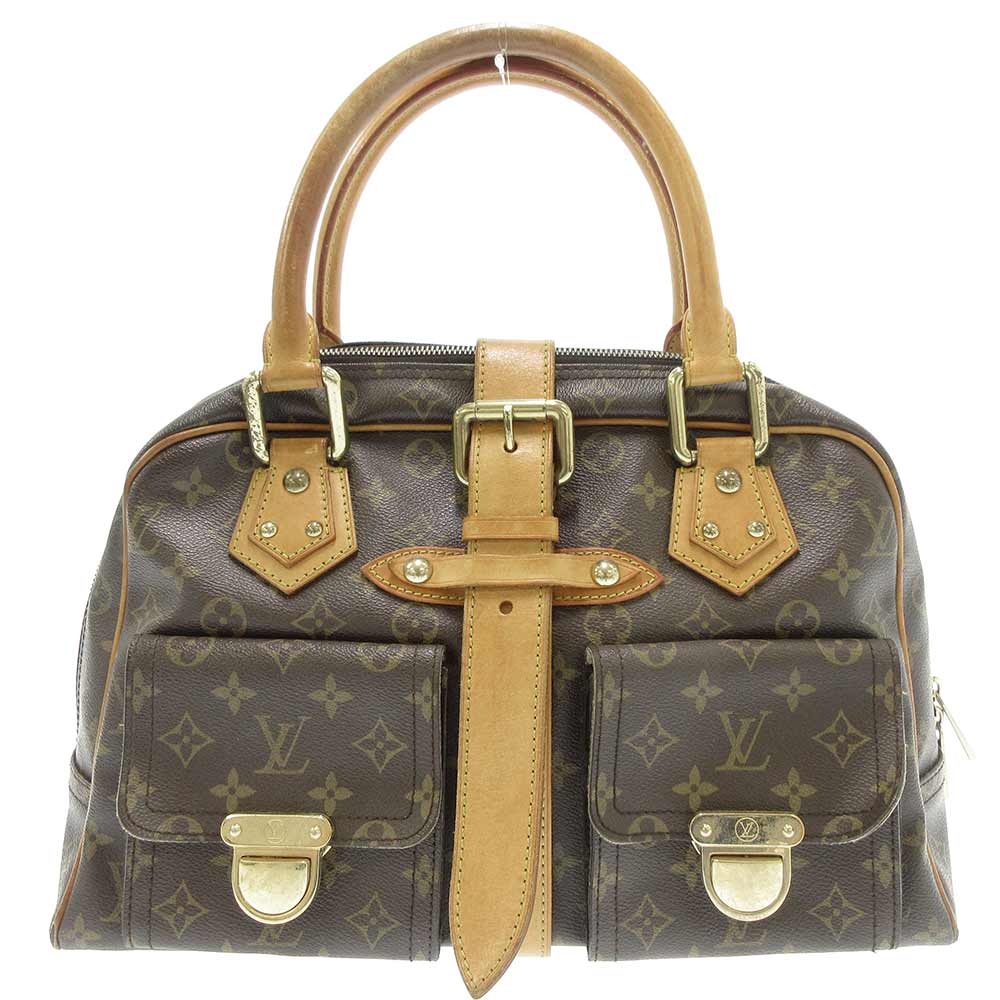 LOUIS VUITTON Manhattan GM Monogram Tote Bag M40025 Brown | eBay