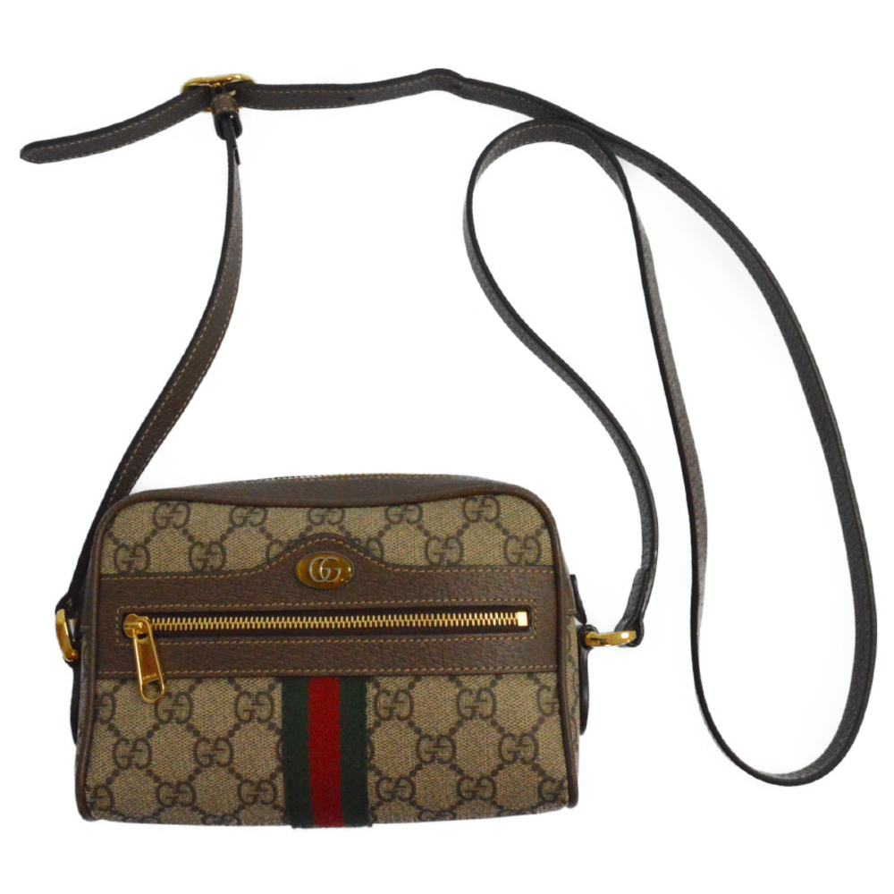 GUCCI Ophidia GG Supreme Leather Mini Shoulder Bag Belt Bag Beige 517350 | eBay