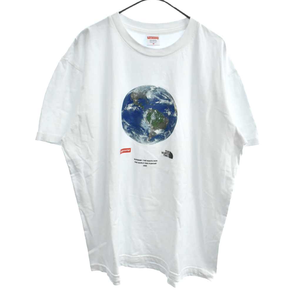 supreme north face world tee