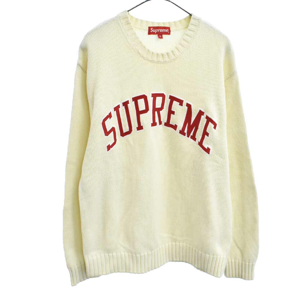 SUPREME 16Stainless Steel Tackle Twill Sweater Arch Logo Cotton Knit