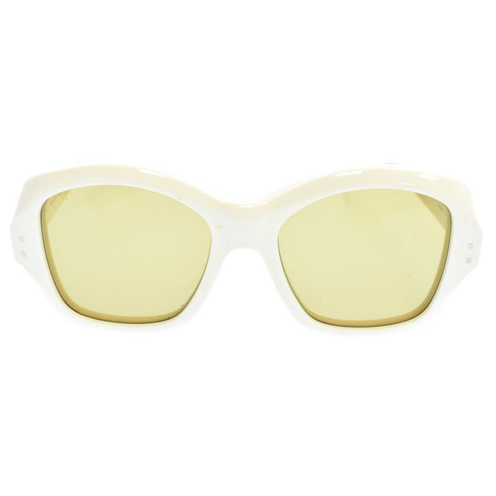 gucci sunglasses white frame