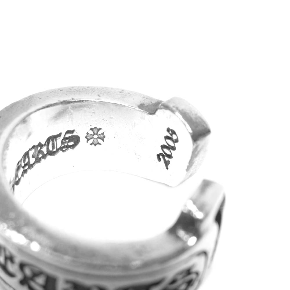 CHROME HEARTS クロムハーツ（原本無） リング SCROLL LABEL RING LG