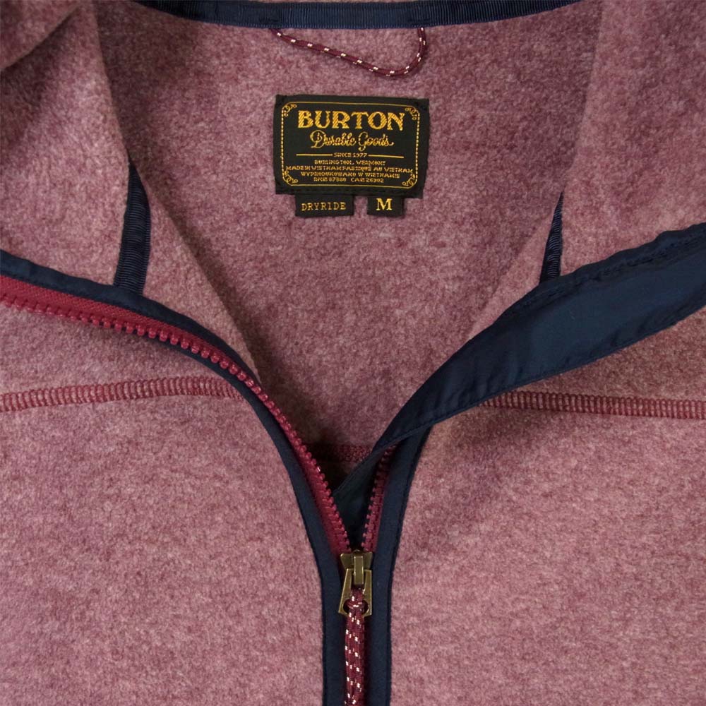 BURTON バートン パーカー 17339100626-M フリース ジップアップ