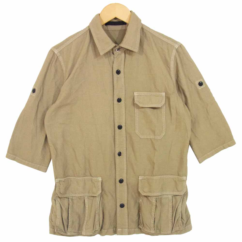 ROAR ロアー 半袖シャツ 半袖シャツ ポケット 日本製 カーキ系 2｜ROAR 