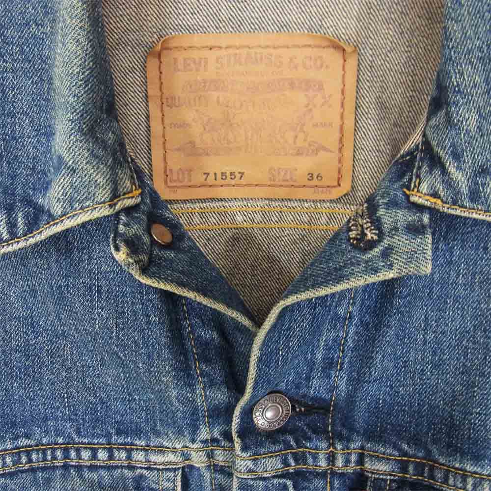 Levi's リーバイス デニムジャケット 71557-0208 Gジャン 日本製 復刻