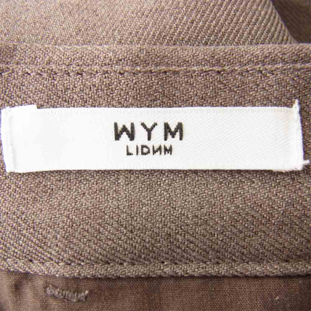 ウィムリドム WYM LIDNM パンツ スラックス パンツ ブラウン系 S【美品 ...
