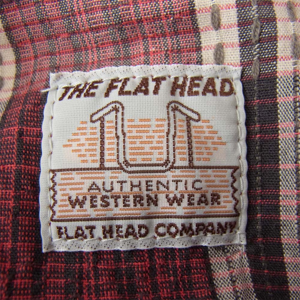 THE FLAT HEAD ザフラットヘッド 長袖シャツ チェック ウエスタン