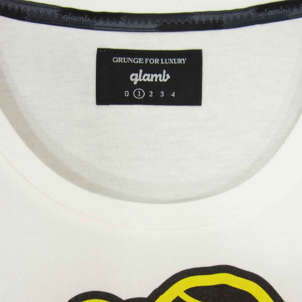グラム glamb Ｔシャツ × ちぃたん フロント プリント Tシャツ 1