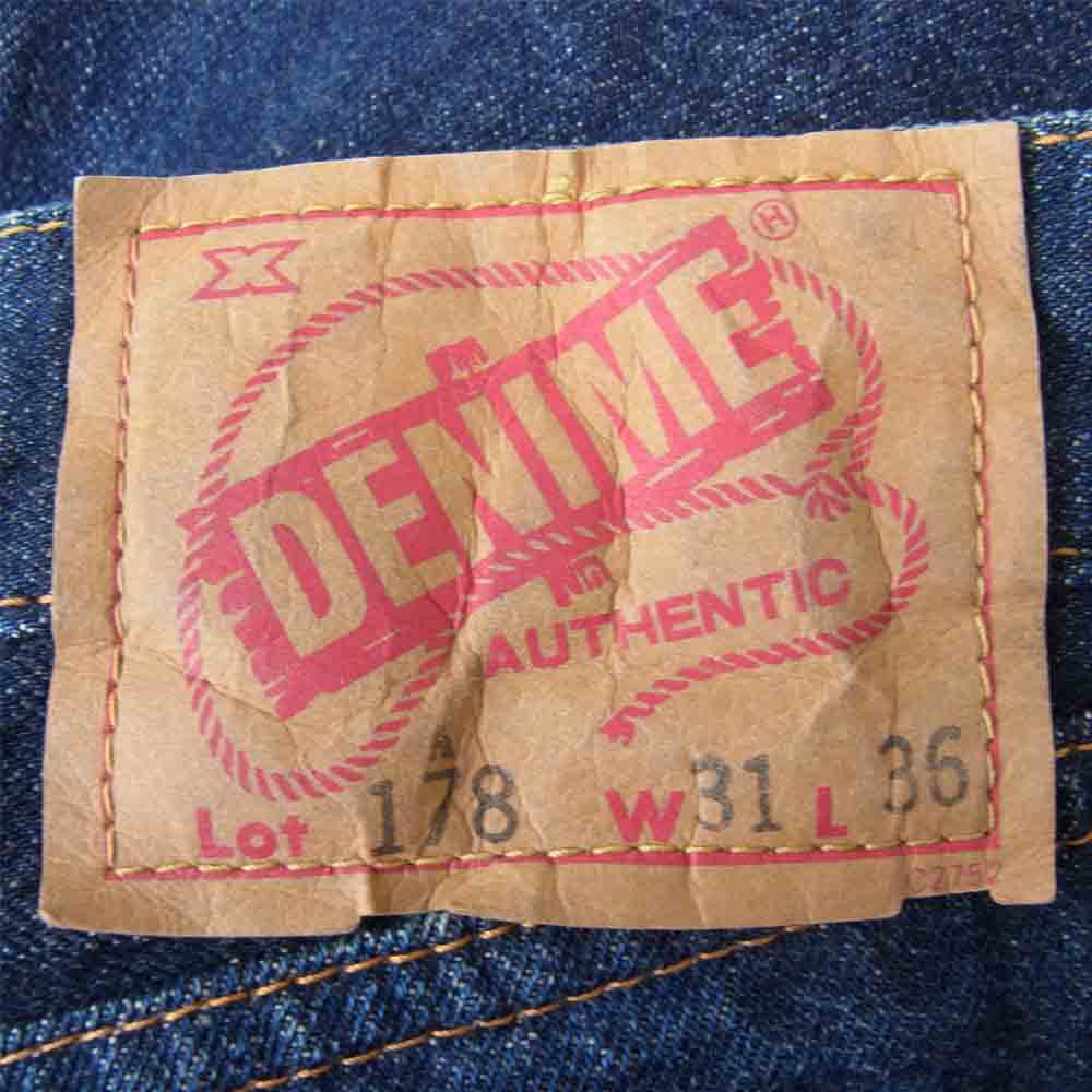 Denime ドゥニーム デニムパンツ 178A オリゾンティ製 旧ドゥニーム