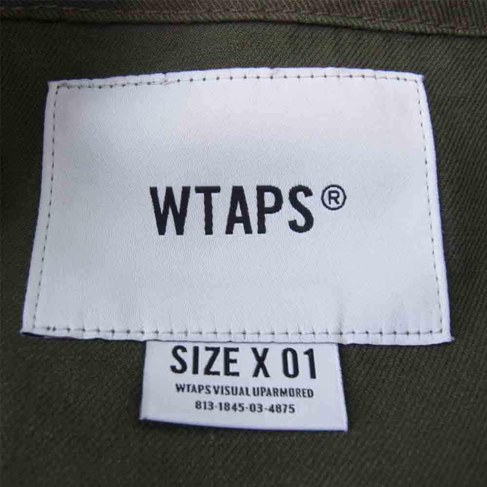 WTAPS ダブルタップス ジャケット 182WVDT-SHM01 SKIT SHIRT COTTON