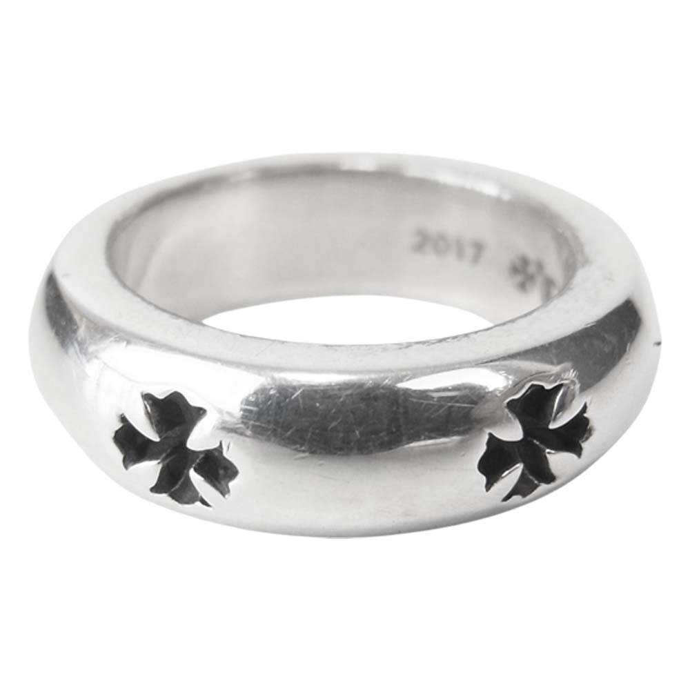 CHROME HEARTS クロムハーツ（原本有） リング NEGATIVE CH PLUS RING ネガティブ CHプラス リング シルバー系  4号程度