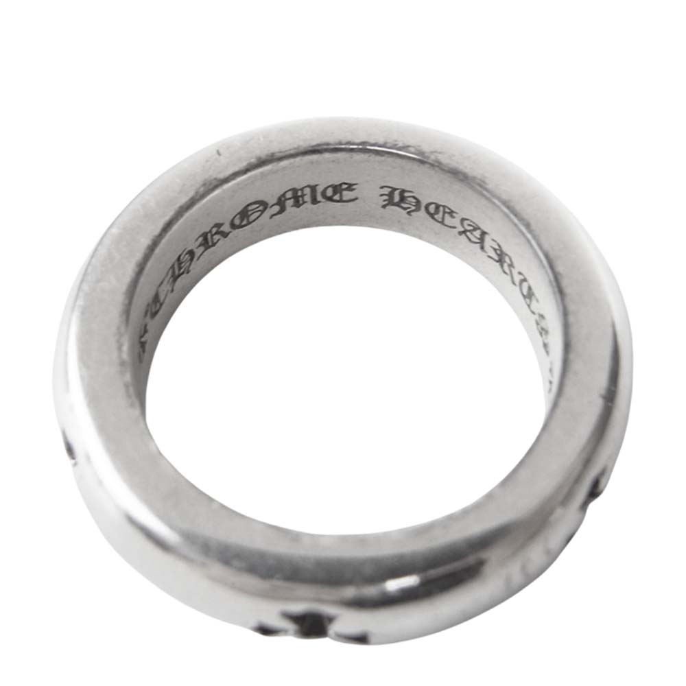 CHROME HEARTS クロムハーツ（原本有） リング NEGATIVE CH PLUS RING ネガティブ CHプラス リング シルバー系  4号程度