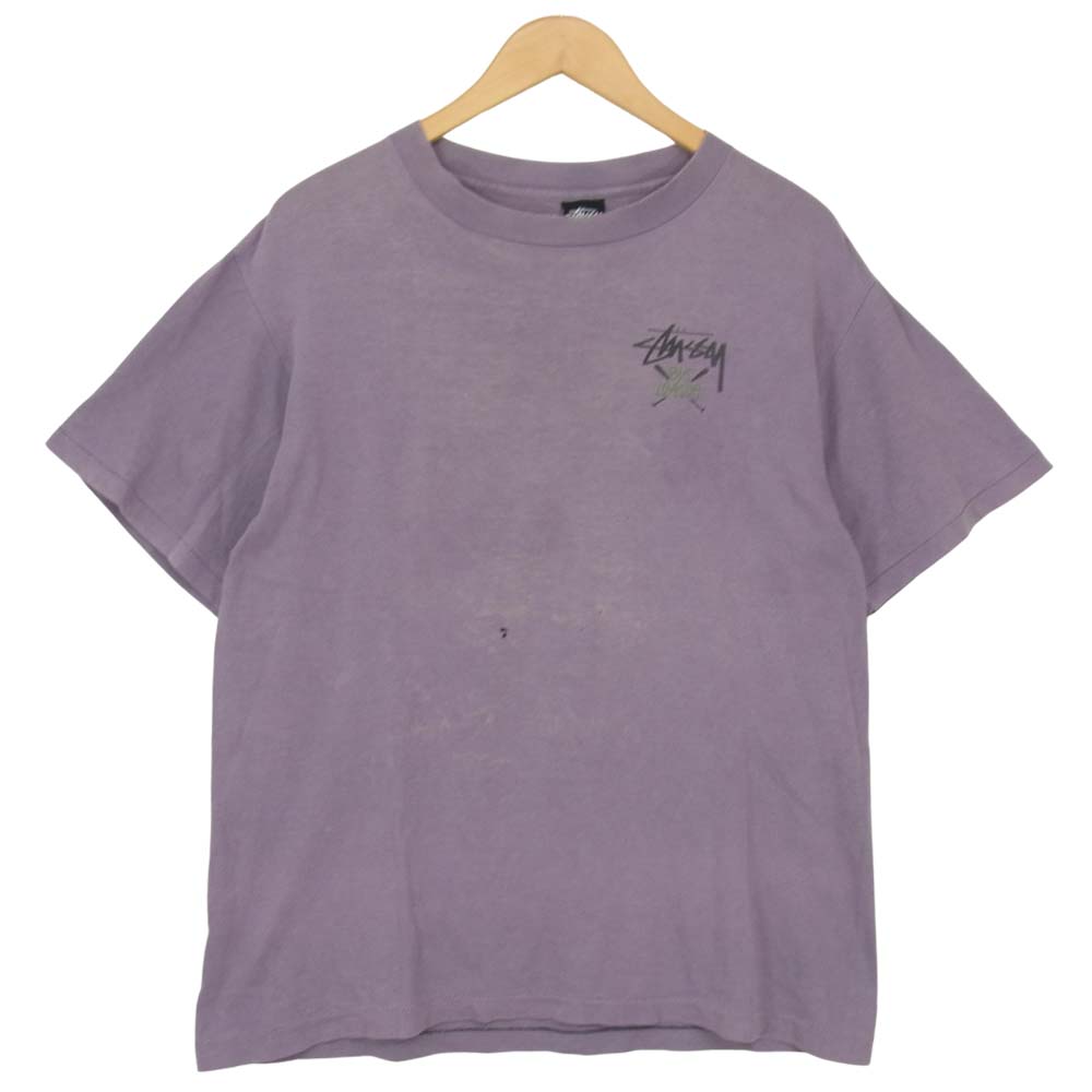 STUSSY ステューシー Ｔシャツ 80s 黒タグ USA製 VINTAGE ヴィンテージ