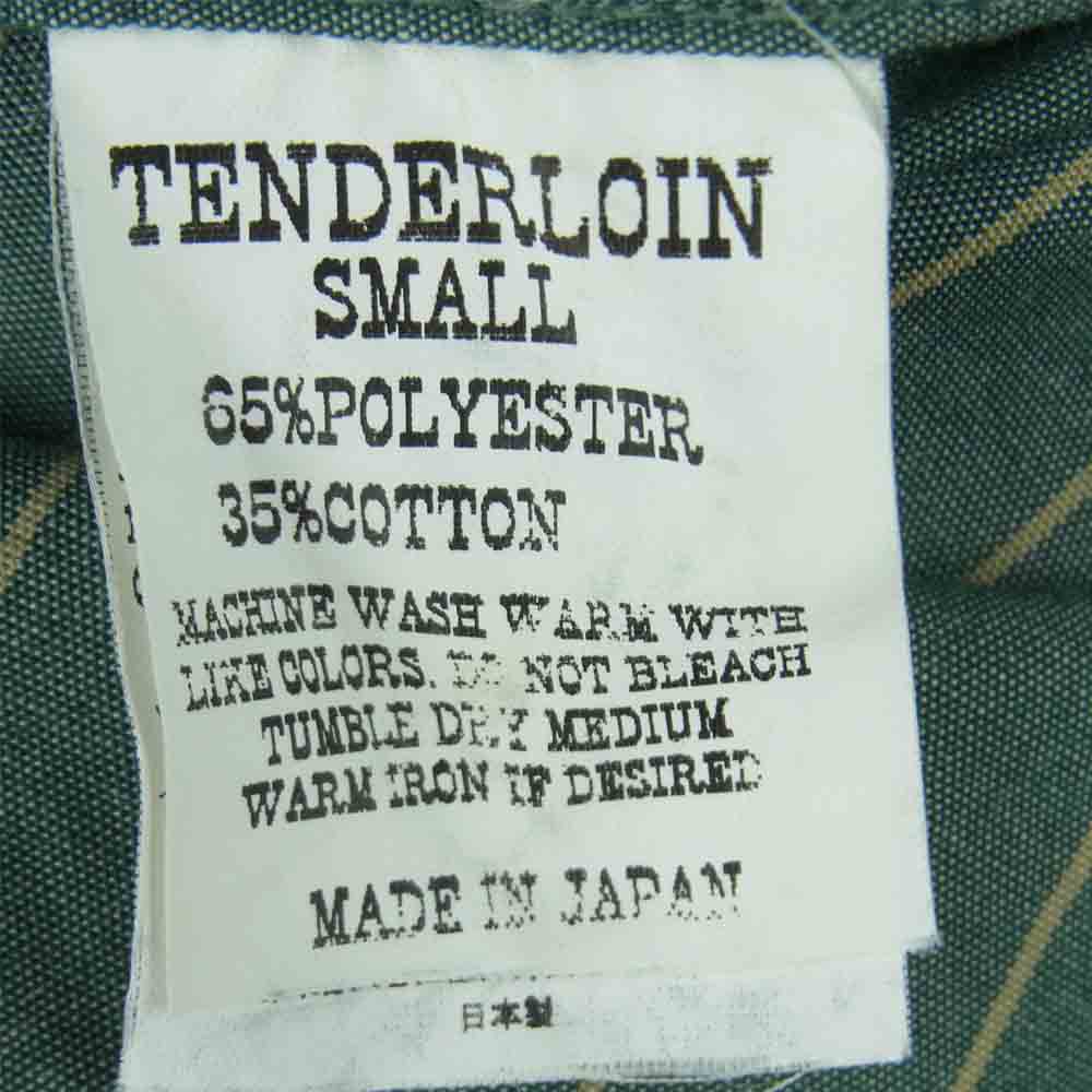 TENDERLOIN テンダーロイン 半袖シャツ T-STRIPE WORK SHT S/S