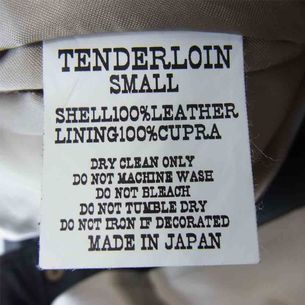 TENDERLOIN テンダーロイン ダウンジャケット T-RACING LEATHER レザー