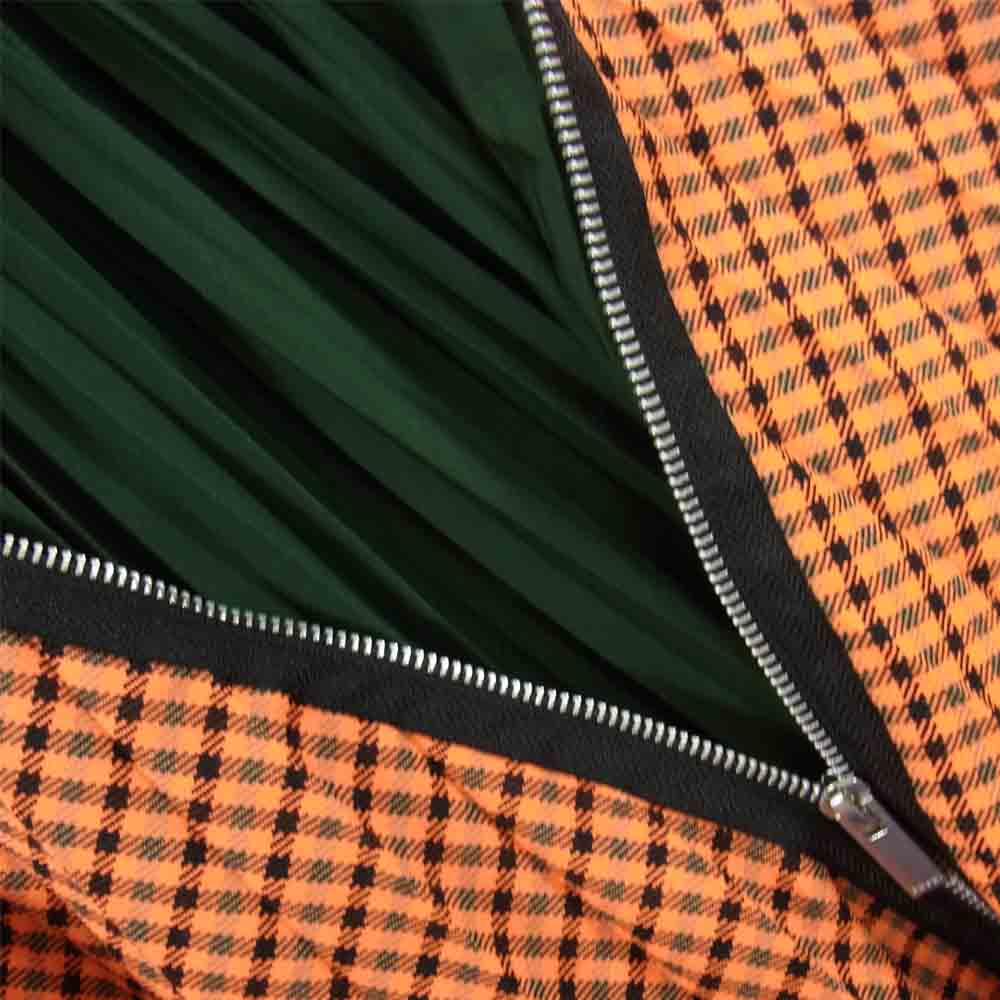 Sacai サカイ スカート 19AW 19-04598 Zip Detail Pleated Skirt ...