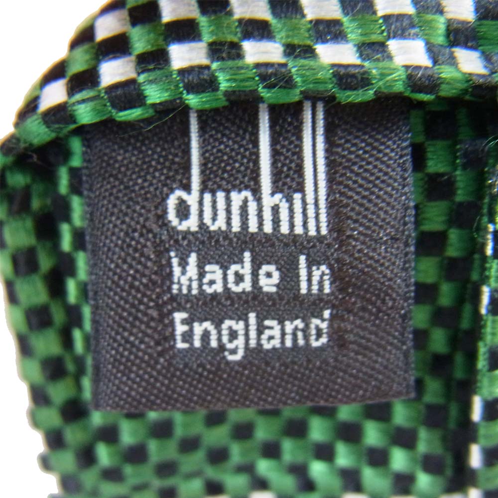 Dunhill ダンヒル ネクタイ シルク 100％ ネクタイ イギリス製 ななめ 