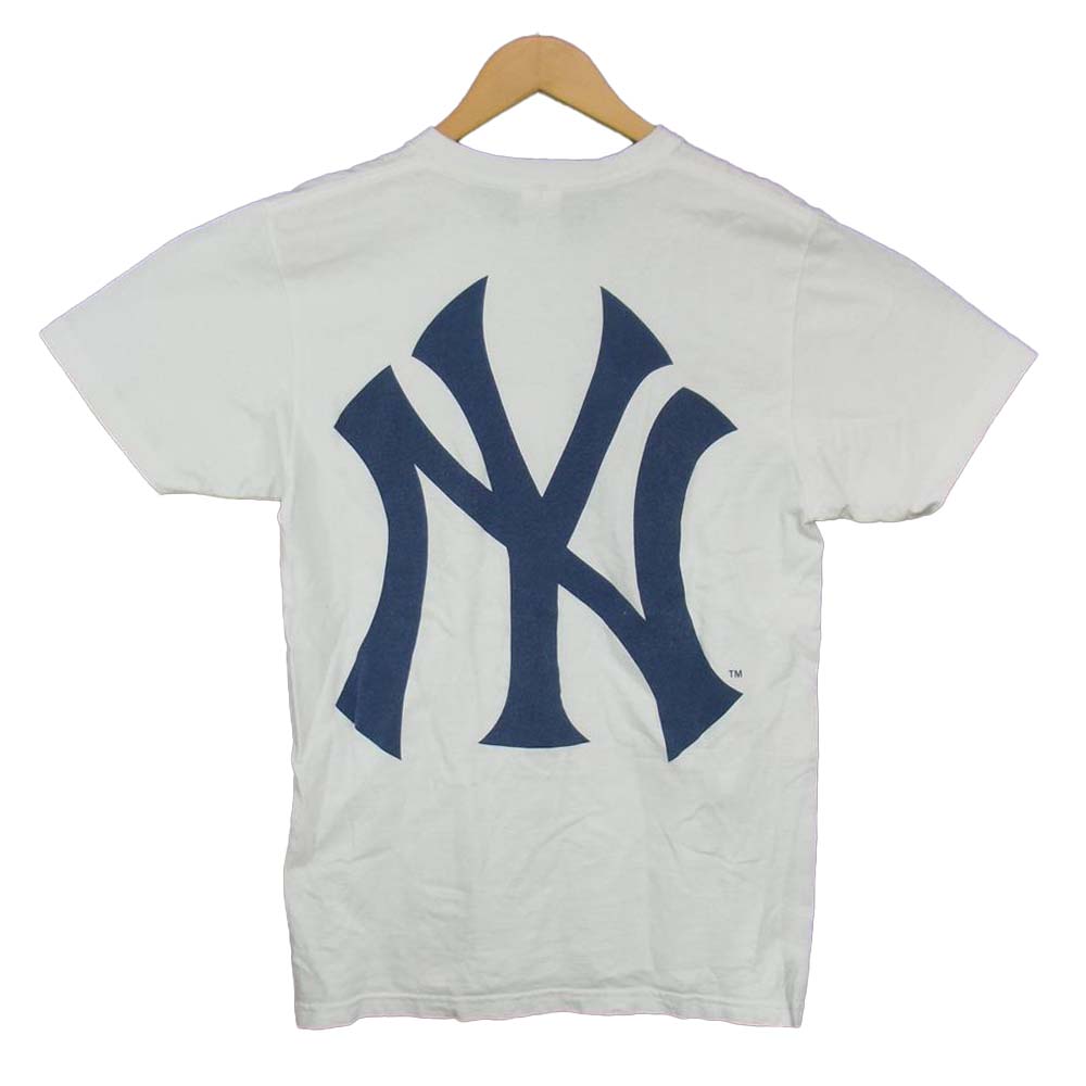Supreme シュプリーム Ｔシャツ New York Yankees Box Logo Tee ニューヨークヤンキース ボックスロゴ Tシャツ  ホワイト系 M