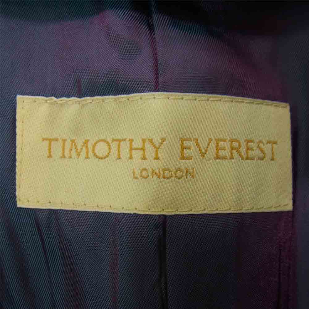 ティモシーエベレスト ロンドン TIMOTHY EVEREST LONDON コート 337K2407 TM13 シングル トレンチ コート