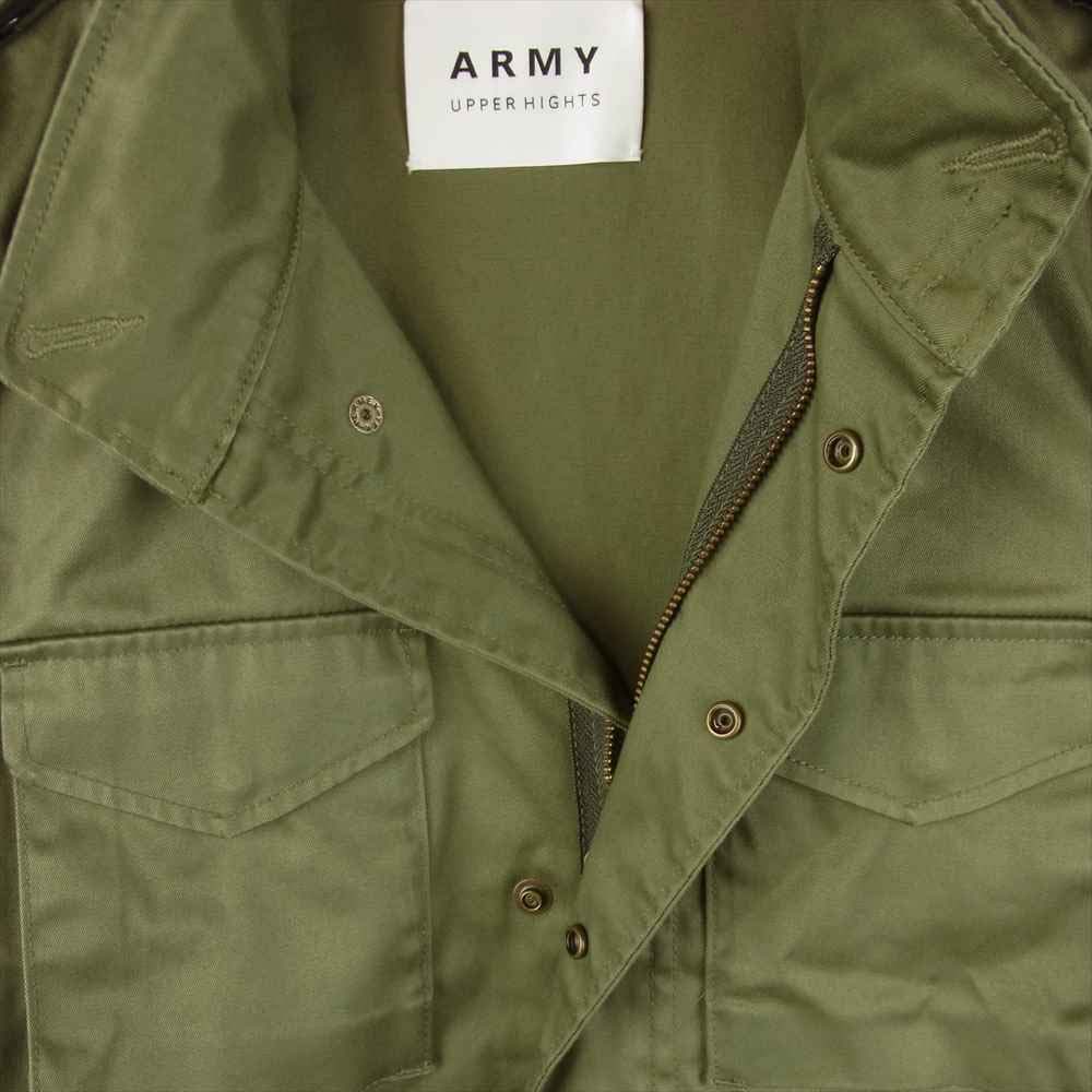 取扱店舗限定アイテム 美品☆upper heights ARMY カーキジャケット