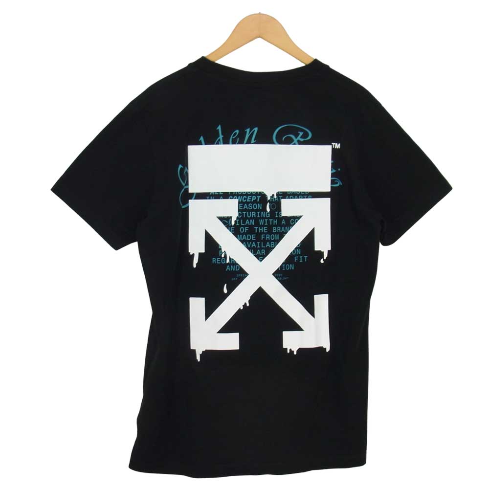 OFF-WHITE オフホワイト Ｔシャツ OMAA027R20185005 DRIPPING ARROWS S