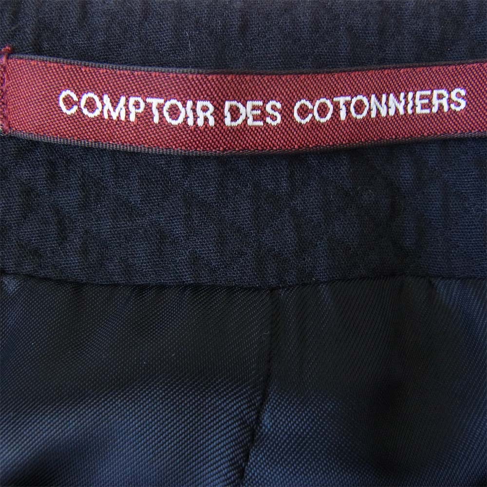 コントワーデコトニエ COMPTOIR DES COTONNIERS ジャケット ノーカラー ジャケット ブラック系 レッド系 36
