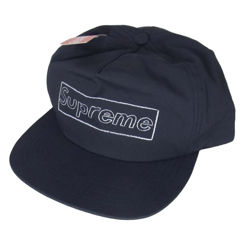 Supreme シュプリーム 帽子 21SS KAWS Chalk Logo 5-Panel カウズ 