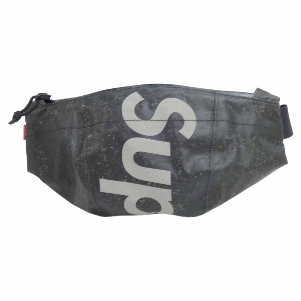 Supreme シュプリーム バッグ 20AW Waterproof Reflective Speckled Waist Bag リフレクティブ  ウエストバッグ ブラック系