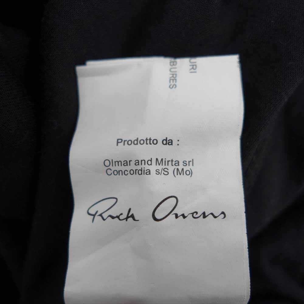 Rick Owens リックオウエンス カットソー RU2256 LONG SLEEVE DOUBLE