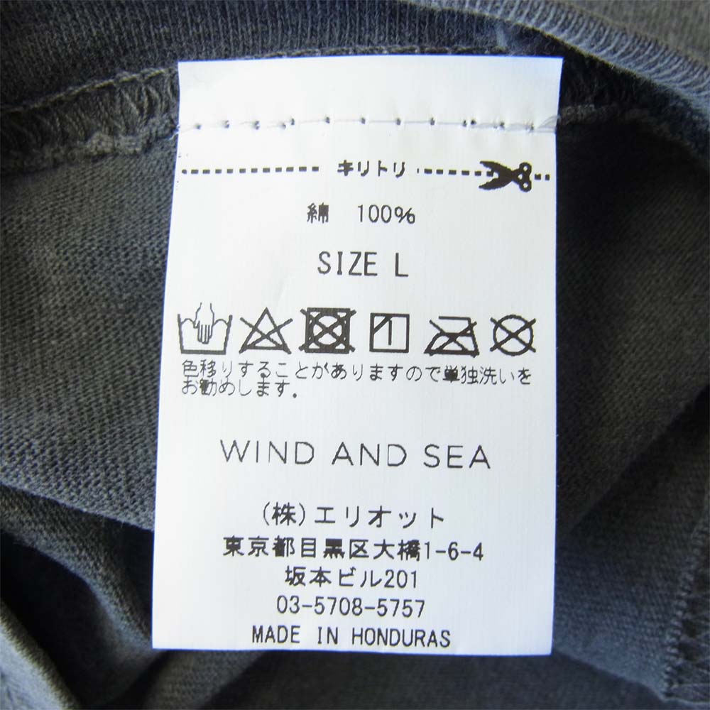 WIND AND SEA ウィンダンシー Ｔシャツ 20AW WDS-20A-CS-02 L/S T