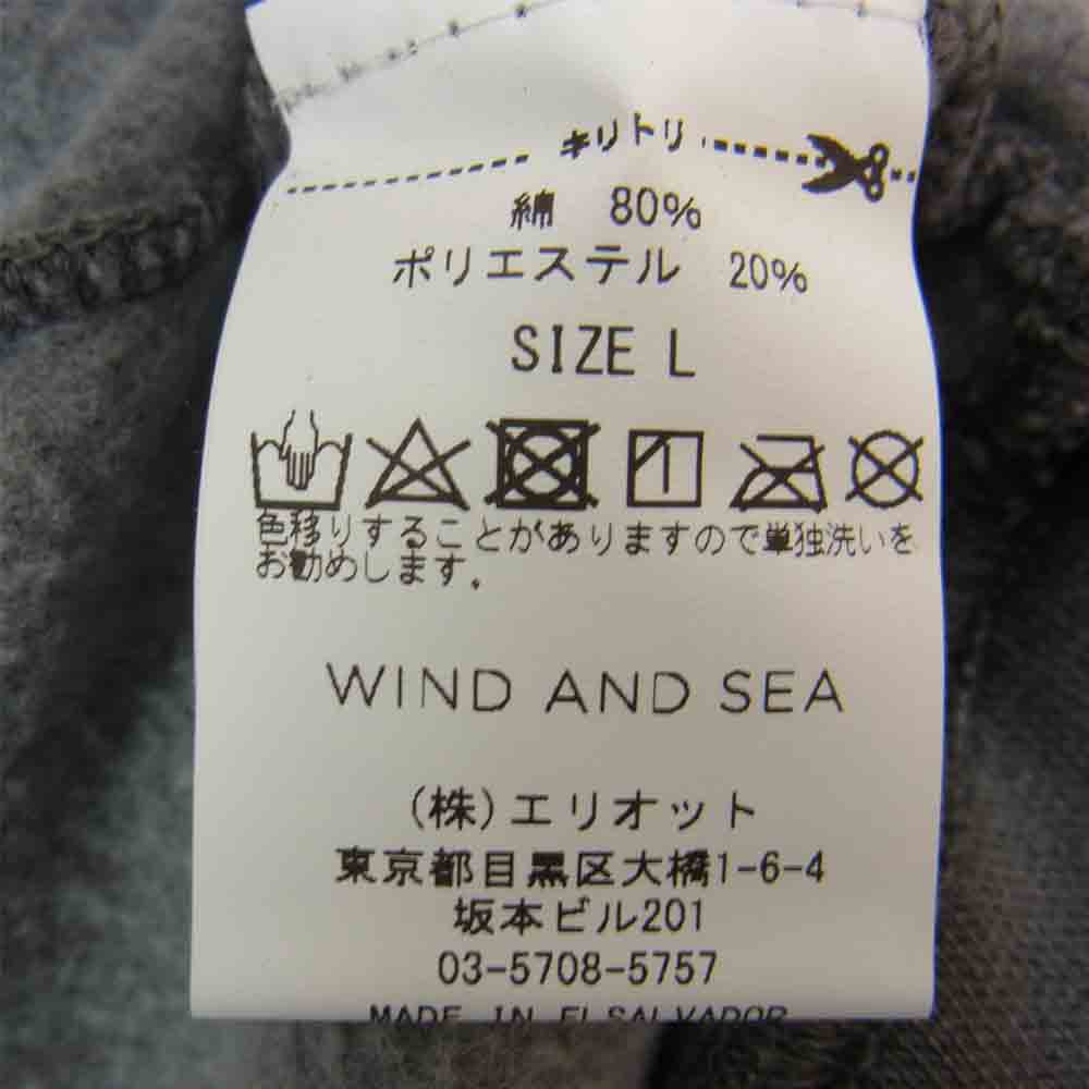 WIND AND SEA ウィンダンシー パーカー 21SS WDS-21S-TPS-03 HOODIE