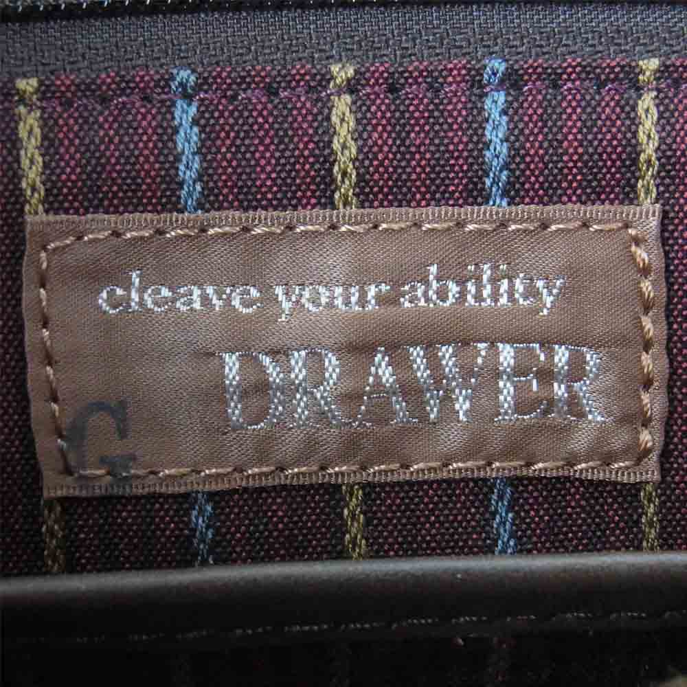 ドゥロワー DRAWER ショルダーバッグ レザー 2way ショルダー ブリーフ