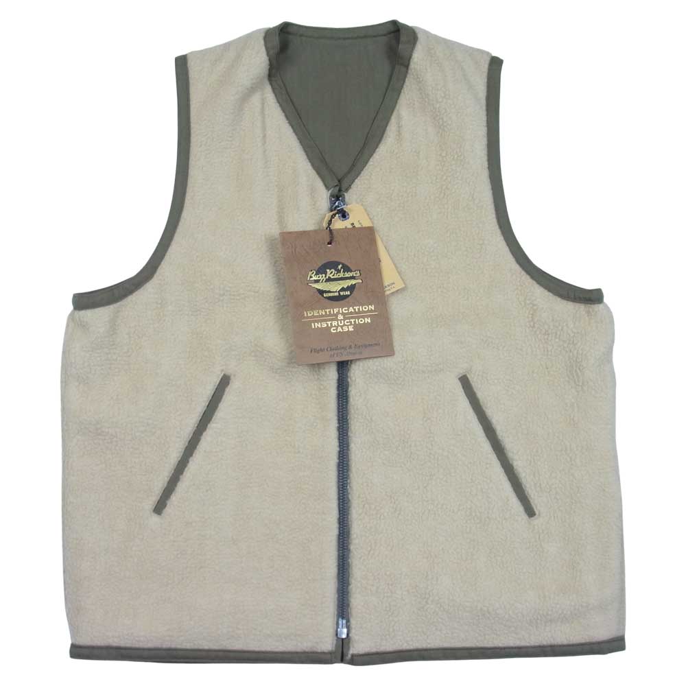 Buzz Rickson's バズリクソンズ ベスト BR14886 日本製 WOOL PILE VEST