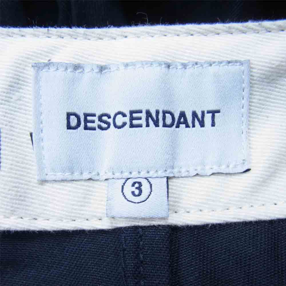 DESCENDANT ディセンダント パンツ 202TQDS-PTM01 DC-3 TUCK TROUSERS