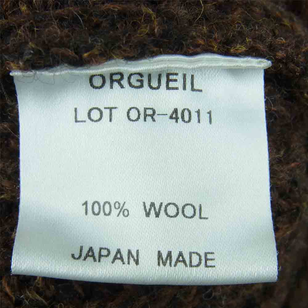 ORGUEIL オルゲイユ カーディガン OR-4011 SHETLAND WOOL KNIT